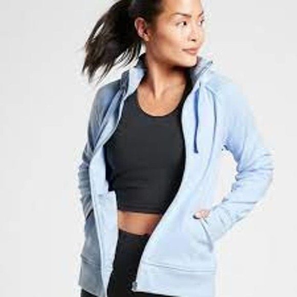 Athleta Jackets & Coats Athleta Triumph Zip Up Hoodie Jacket Poshmark